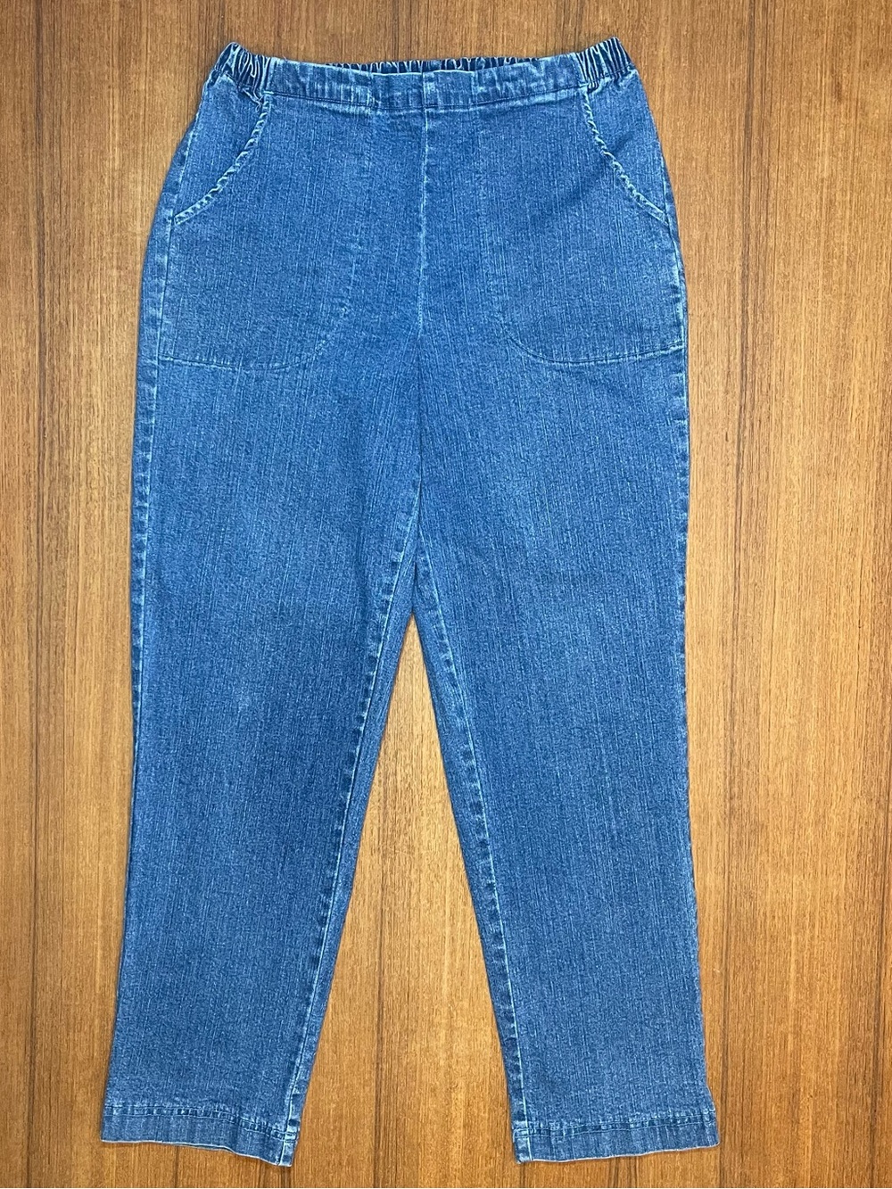 croft & barrow Blue High-Rise Stretch Denim Jeans